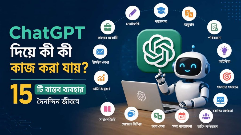 দৈনন্দিন জীবনে ChatGPT-এর ১৫টি বাস্তব ব্যবহার